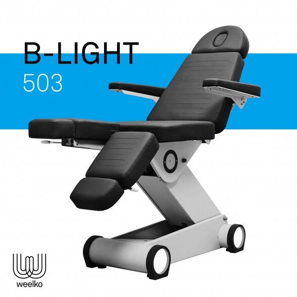 Weelko (Испания) Электрическое кресло для педикюра B-LIGHT 503, темно-серый 2