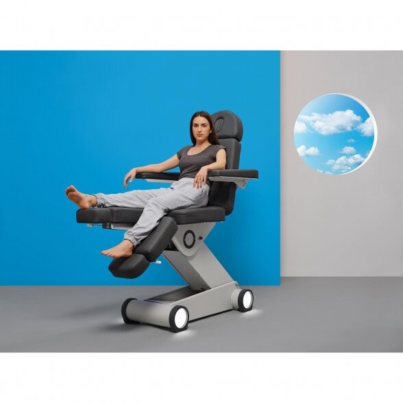 Weelko (Spain) B-LIGHT 503 electric pedicure chair, dark gray 1