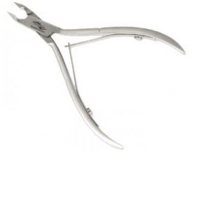 Cuticle tweezers Erlinda, 1/2 blade, 6 mm